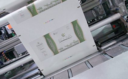 Ecova Paper Wrap from Little Rapids Corporation on the Infinity Eclipse T4 Multi-pack Wrapper